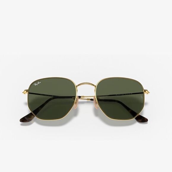 RAYBAN RB3548N HEXAGONAL Unisex Sunglasses Gold G -15 Lens 51-21 145
NWT - Picture 4 of 9